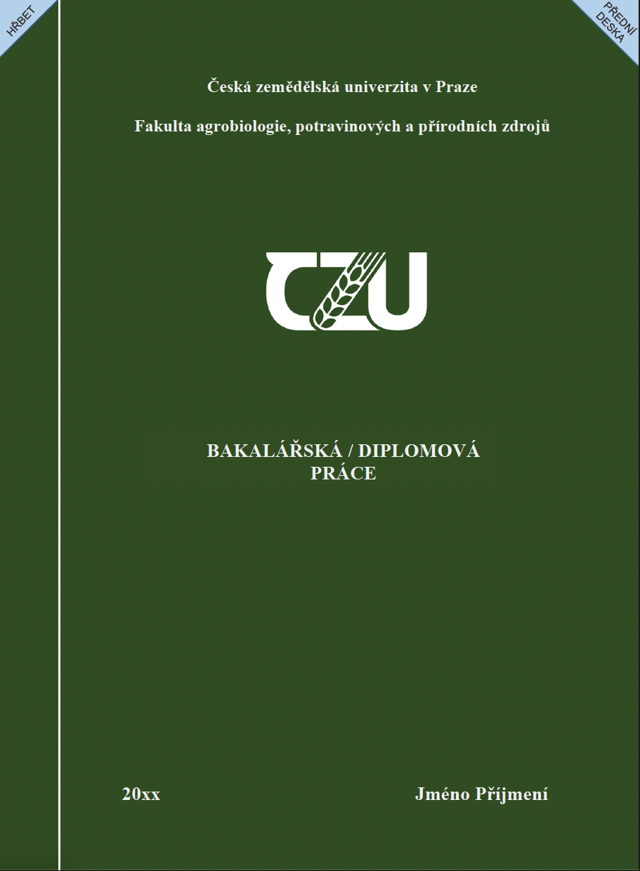 Vzor desek Česká zemědělská univerzita v Praze Fakulta agrobiologie, potravinových a přírodních zdrojů
 Vazbičov.png