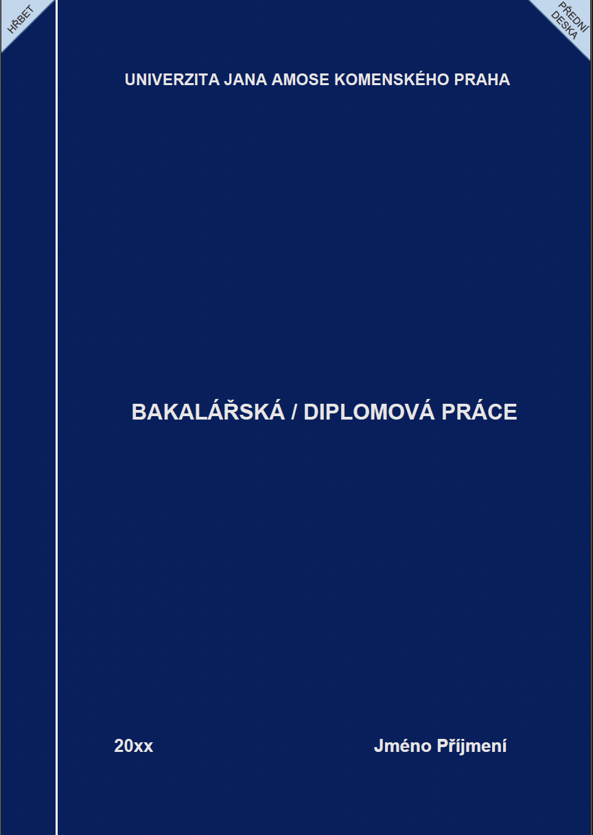 Vzor desek UNIVERZITA JANA AMOSE KOMENSKÉHO PRAHA Vazbičov.png